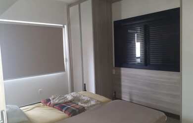 Imagem: O studio possui 1 Dormitório, 1 Banheiro, 1 Vaga na garagem