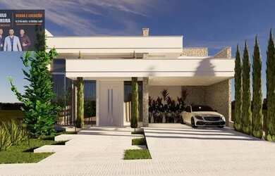 Imagem: A casa em condomínio possui 3 Dormitórios, 5 Banheiros, 4