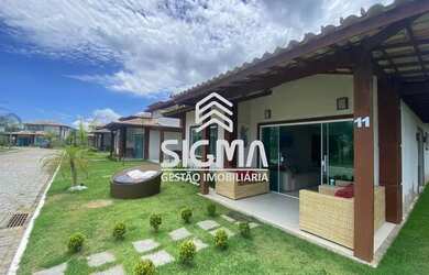 Imagem: A casa em condomínio possui 4 Dormitórios, 5 Banheiros, 4