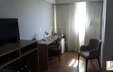 Imagem: O apartamento possui 1 Dormitório, 1 Banheiro, 1 Vaga na garagem