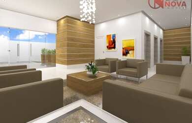 Imagem: O apartamento possui 2 Dormitórios, 1 Banheiro, 1 Vaga na garagem