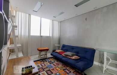 Imagem: O apartamento na cobertura possui 2 Dormitórios, 2 Banheiros