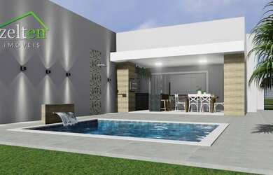 Imagem: A casa em condomínio possui 3 Dormitórios, 3 Banheiros, 170m²