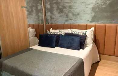 Imagem: O apartamento possui 2 Dormitórios, 1 Banheiro, 1 Vaga na garagem