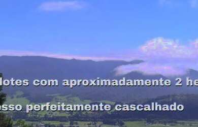 Imagem: O terreno possui 20.000m² de Área e está localizado em Urubici