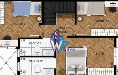 Imagem 6: Sobrado à venda, 115 m² por R$ 550.000,00 - Vila Carrão - São Paulo/SP