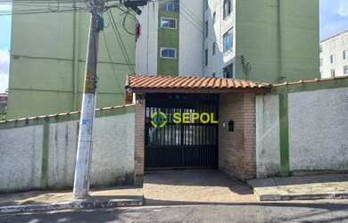 Imagem: O apartamento possui 2 Dormitórios, 1 Banheiro, 1 Vaga na garagem