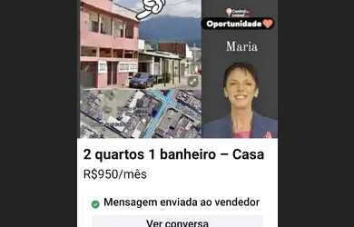 Imagem: A casa possui 2 Dormitórios, 1 Banheiro e está localizado