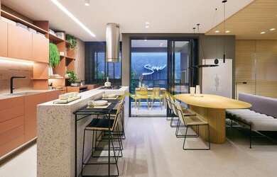 Imagem: O apartamento possui 2 Dormitórios, 2 Banheiros, 2 Vagas na