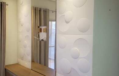 Imagem: O apartamento possui 2 Dormitórios, 1 Banheiro, 1 Vaga na garagem