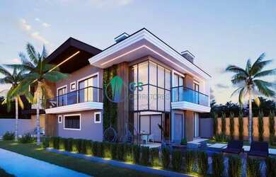 Imagem: A casa possui 5 Dormitórios, 1 Banheiro, 4 Vagas na garagem