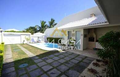 Imagem: A casa em condomínio possui 4 Dormitórios, 4 Banheiros, 4