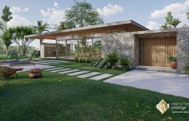 Imagem: A casa em condomínio à venda possui 5 Dormitórios, 5 Banheiros