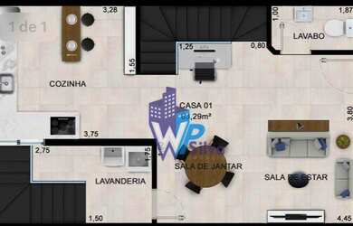 Imagem 5: Sobrado à venda, 115 m² por R$ 550.000,00 - Vila Carrão - São Paulo/SP