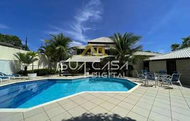 Imagem: A casa em condomínio possui 5 Dormitórios, 5 Banheiros, 5