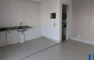 Imagem: O apartamento possui 1 Dormitório, 2 Banheiros, 1 Vaga na garagem