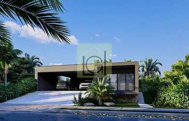 Imagem: A casa possui 4 Dormitórios, 5 Banheiros, 5 Vagas na garagem