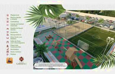 Imagem: O apartamento possui 2 Dormitórios, 2 Banheiros, 1 Vaga na