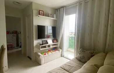 Imagem: O apartamento possui 2 Dormitórios, 1 Banheiro, 1 Vaga na garagem