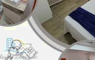 Imagem: A kitnet possui 1 Dormitório, 1 Banheiro, 1 Vaga na garagem