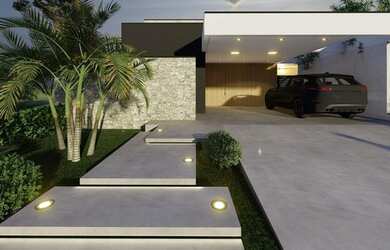 Imagem: A casa em condomínio possui 3 Dormitórios, 3 Banheiros, 4