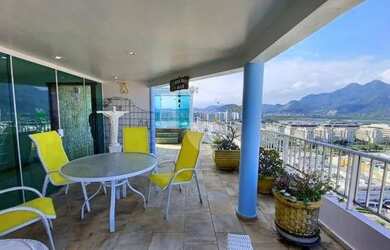 Imagem: O apartamento na cobertura possui 3 Dormitórios, 4 Banheiros