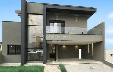 Imagem: A casa em condomínio possui 3 Dormitórios, 5 Banheiros, 4