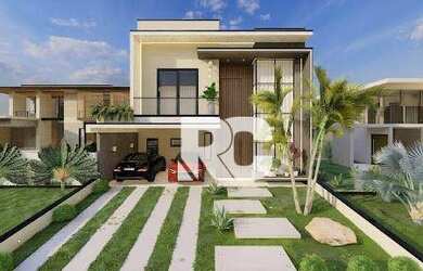 Imagem: A casa em condomínio possui 3 Dormitórios, 5 Banheiros, 4