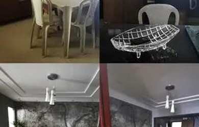 Imagem: A casa possui 2 Dormitórios, 2 Banheiros, 3 Vagas na garagem