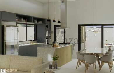 Imagem: A casa em condomínio possui 3 Dormitórios, 2 Banheiros, 4