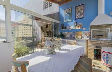 Imagem: O apartamento na cobertura possui 2 Dormitórios, 3 Banheiros