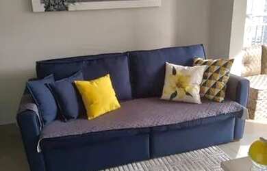 Imagem: O apartamento possui 2 Dormitórios, 1 Banheiro, 1 Vaga na garagem