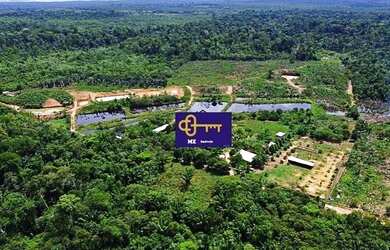 Imagem: O terreno possui 250.000m² de Área e está localizado em