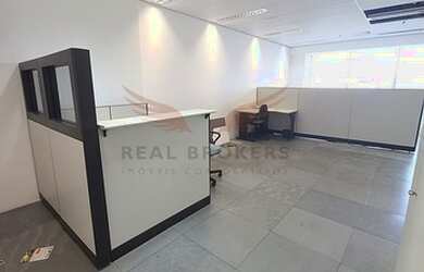 Imagem 4: Sala comercial mobiliada p locação em Alphaville com infraestrutura...