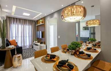 Imagem: O apartamento possui 2 Dormitórios, 1 Banheiro, 2 Vagas na