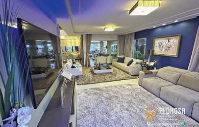 Imagem: A casa em condomínio possui 5 Dormitórios, 5 Banheiros, 4