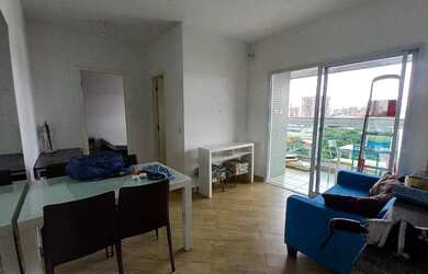 Imagem: O apartamento possui 1 Dormitório, 1 Banheiro, 1 Vaga na garagem