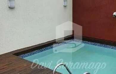 Imagem: O apartamento na cobertura possui 3 Dormitórios, 3 Banheiros