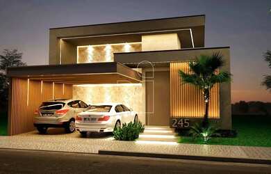 Imagem: A casa em condomínio possui 3 Dormitórios, 5 Banheiros, 4