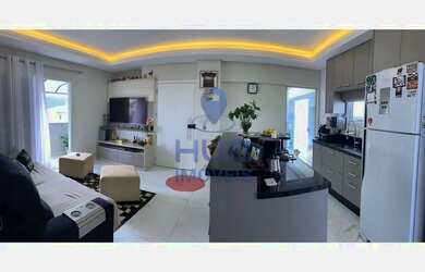 Imagem: O apartamento na cobertura possui 3 Dormitórios, 2 Banheiros