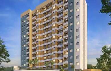 Imagem: O apartamento possui 2 Dormitórios, 1 Banheiro, 1 Vaga na garagem