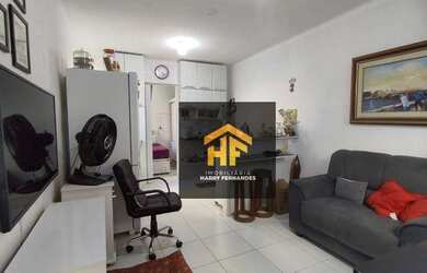 Imagem: A kitnet possui 1 Dormitório, 1 Banheiro, 1 Vaga na garagem