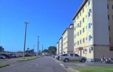 Imagem: O apartamento possui 2 Dormitórios, 1 Banheiro, 1 Vaga na garagem