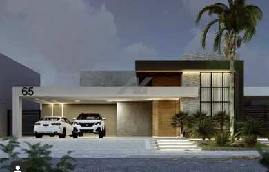 Imagem: A casa em condomínio possui 4 Dormitórios, 5 Banheiros, 4