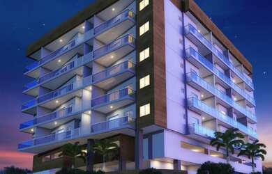 Imagem: O apartamento possui 1 Dormitório, 1 Banheiro, 1 Vaga na garagem