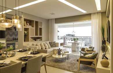 Imagem: O apartamento possui 3 Dormitórios, 4 Banheiros, 2 Vagas na