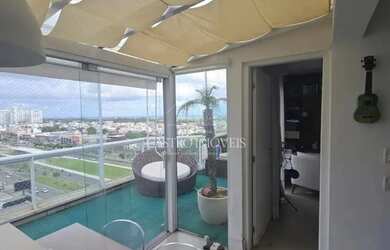 Imagem: O apartamento na cobertura possui 3 Dormitórios, 4 Banheiros