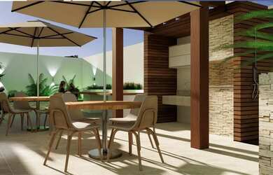 Imagem: O apartamento possui 3 Dormitórios, 2 Banheiros, 2 Vagas na