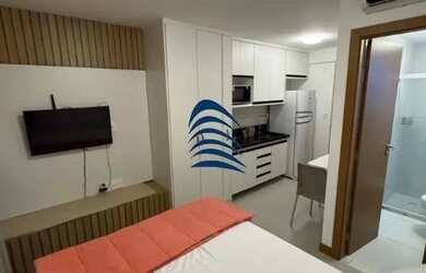 Imagem 4: ZN BARRA - Studio com Varanda , 22m², nascente, MOBILIADO, armários,...