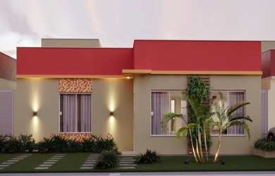 Imagem: A casa em condomínio possui 3 Dormitórios, 2 Banheiros, 2